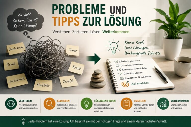 + 6 Tipps für einen konstruktiven Umgang mit Problemen