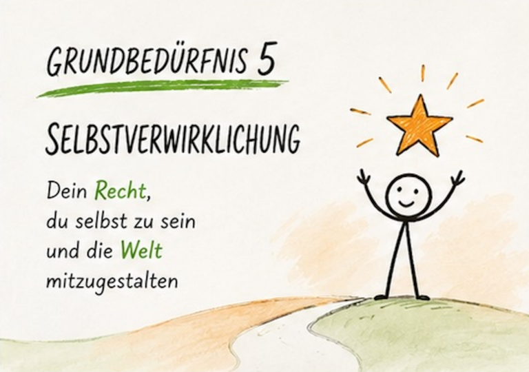 + Grundbedürfnis 5: Selbstverwirklichung
