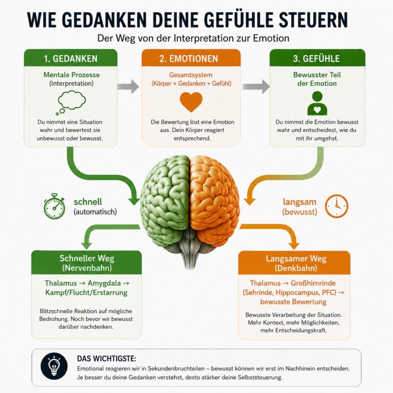 + Wie Gedanken deine Gefühle steuern
