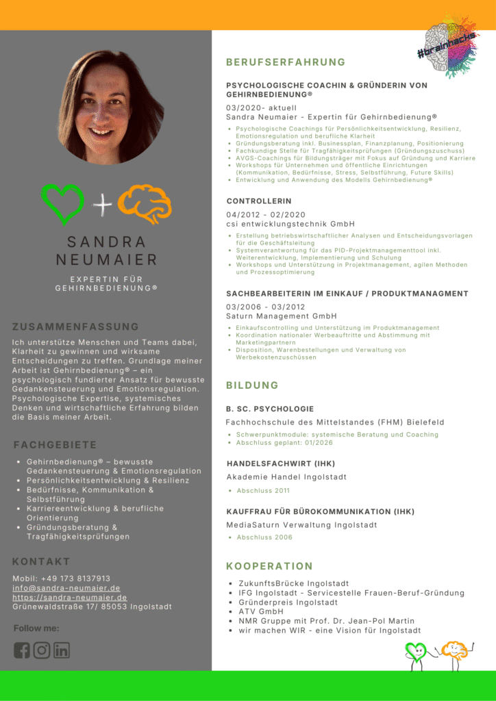 Sandra-Neumaier_Lebenslauf Portfolio