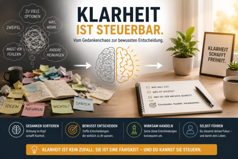 + Klarheit ist steuerbar